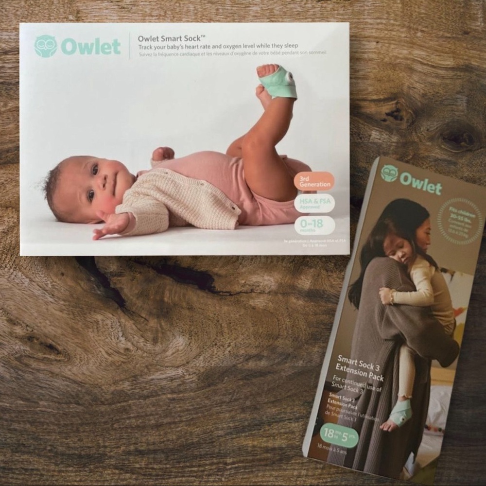 Owlet Smart Sock 3 (3rd Generation) + Smart Sock 3 Extension Pack